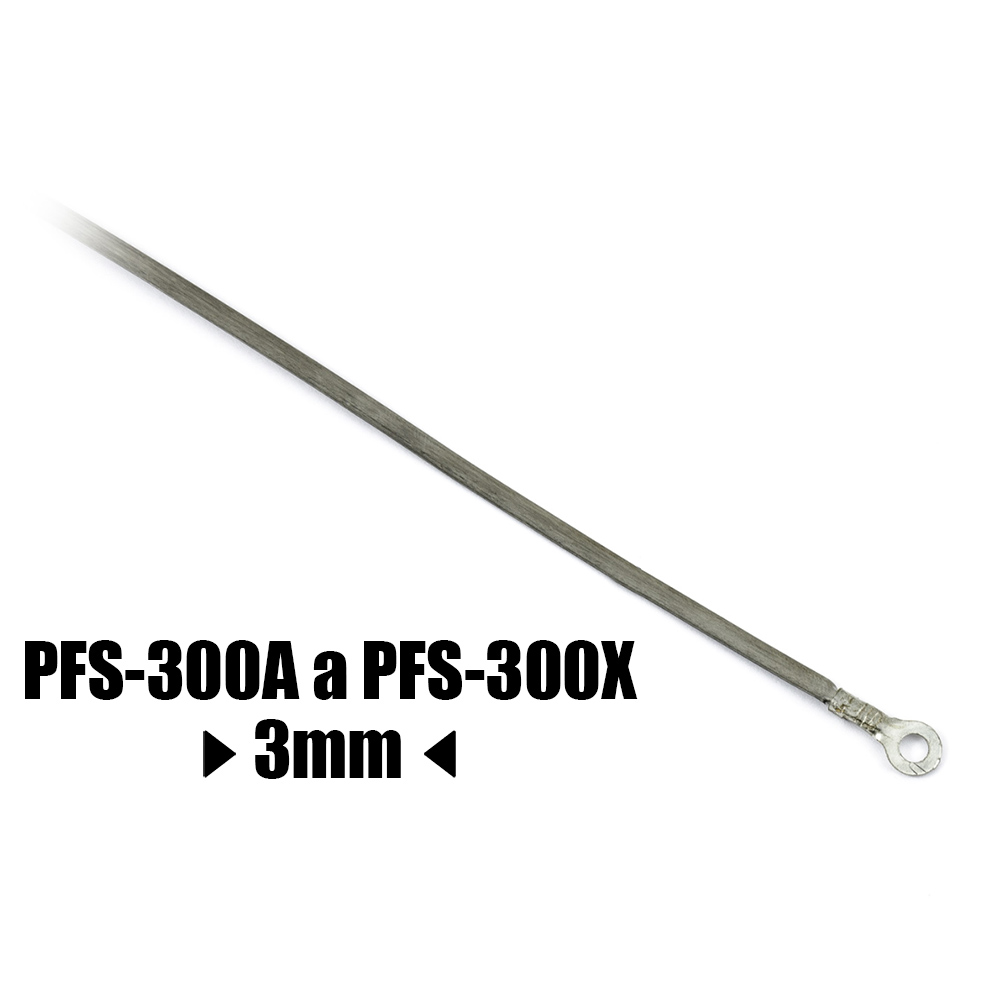 Náhradní odporový tavný drát k pákové svářečce PFS-300A a PFS-300X šířka 3 mm délka 345mm
