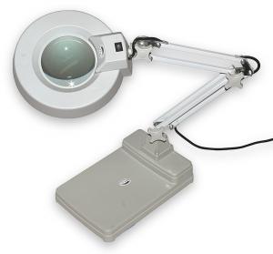 Lampa s kruhovou lupou typové řady T86-C zvětšení 3D