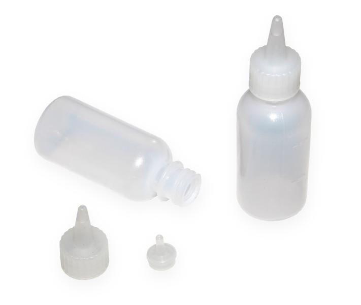 Plastová univerzální lahvička 55 ml s hrotem