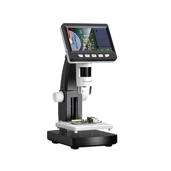 Digitální mikroskop s LCD 4,3", rozlišením 2Mpix, USB-C