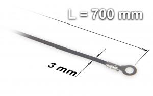 Náhradní tavící drát ke svářečce plastových fólií a sáčků typu FRN-700, šířka 3 mm