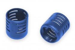 Ochranný plastový překryt horkovzdušné trubice - modrý