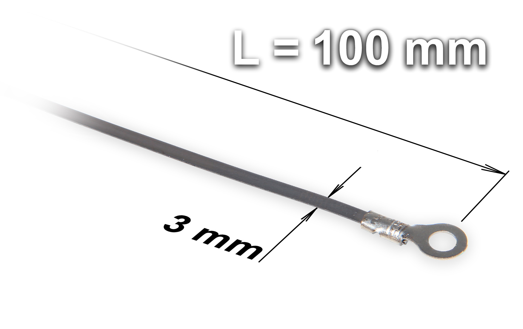 Náhradní odporový tavný drát ke svářečce KS-100 šířka 3 mm