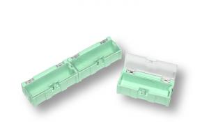 Miniaturní plastové šuplíky na SMD součástky B2 - zelené