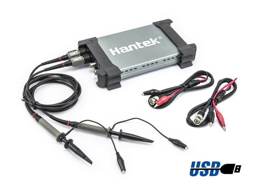 Čtyřkanálový USB Osciloskop Hantek 6254BC 4CH 1GS/s 250Mhz
