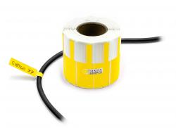 Samolepící štítky k popisování kabelů a drátů 1000ks žluté