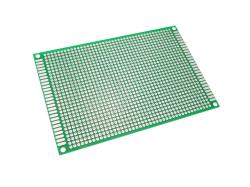 Univerzální tištěný spoj rastr oboustranný 12x8cm