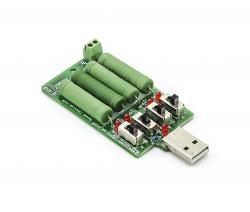 Odporová USB zátěž a vybíječ baterií, až 1,25W - 20W