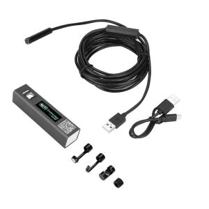 Endoskopická Wi-Fi kamera s voděodolností IP66 a tvrdým ohebným kabelem 5m