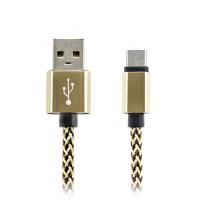 Kabel USB-C (type-C) - USB 2.0 Aluminium, opletený, různé barvy, 2m