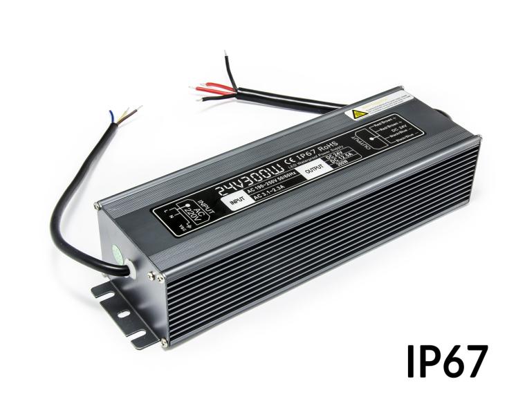 Průmyslový zdroj voděodolný IP67 24V 12.5A 300W