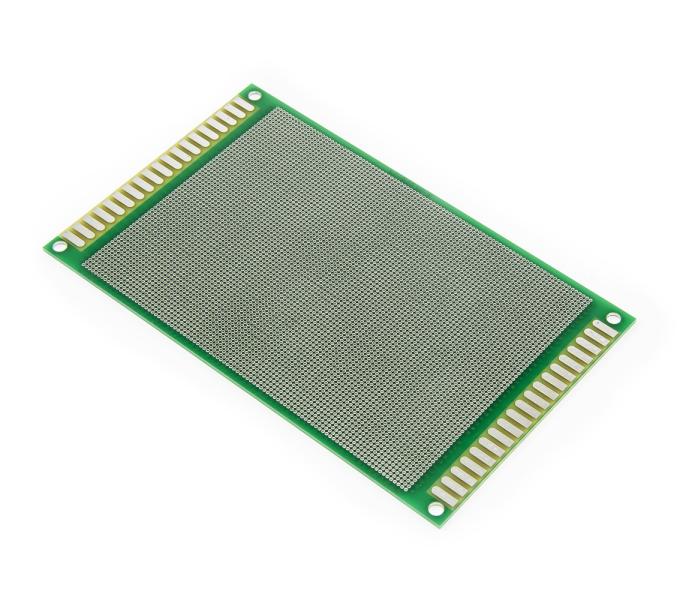 Vývojové oboustranné PCB s 6537 kontakty 15x9cm