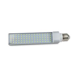 LED žárovka E27, 80xLED, hliníkový chladič, 6000K, 1200lm, 9W