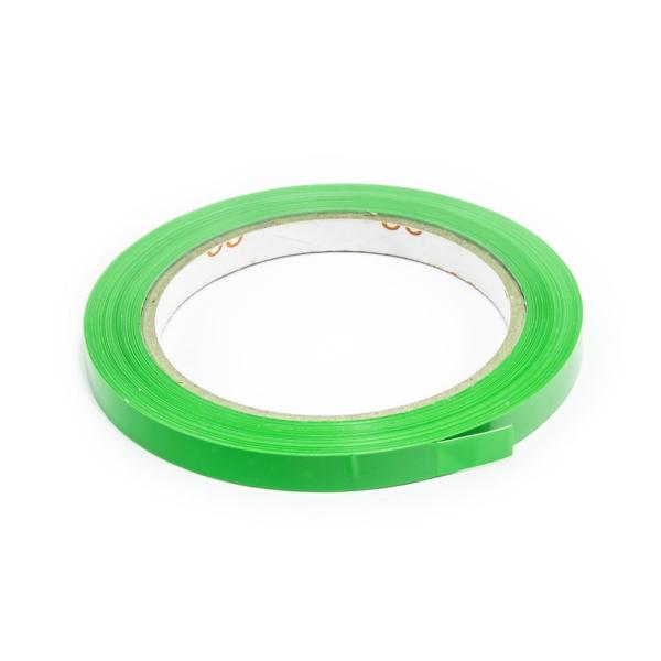 Lepící páska pro zavírání sáčků, šíře 9 mm, zelená