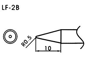 Hrot pro bezolovnaté pájky LF-2B