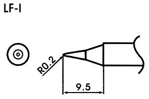 Hrot pro bezolovnaté pájky LF-I