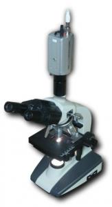 Laboratorní mikroskop s videokamerou