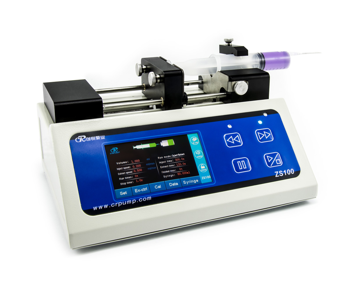 Stříkačková (injekční) laboratorní pumpa CR ZS100 10ul - 60ml