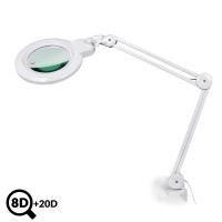 Servisní LED lampa s lupou IB-178, průměr 178mm, 8D + 20D