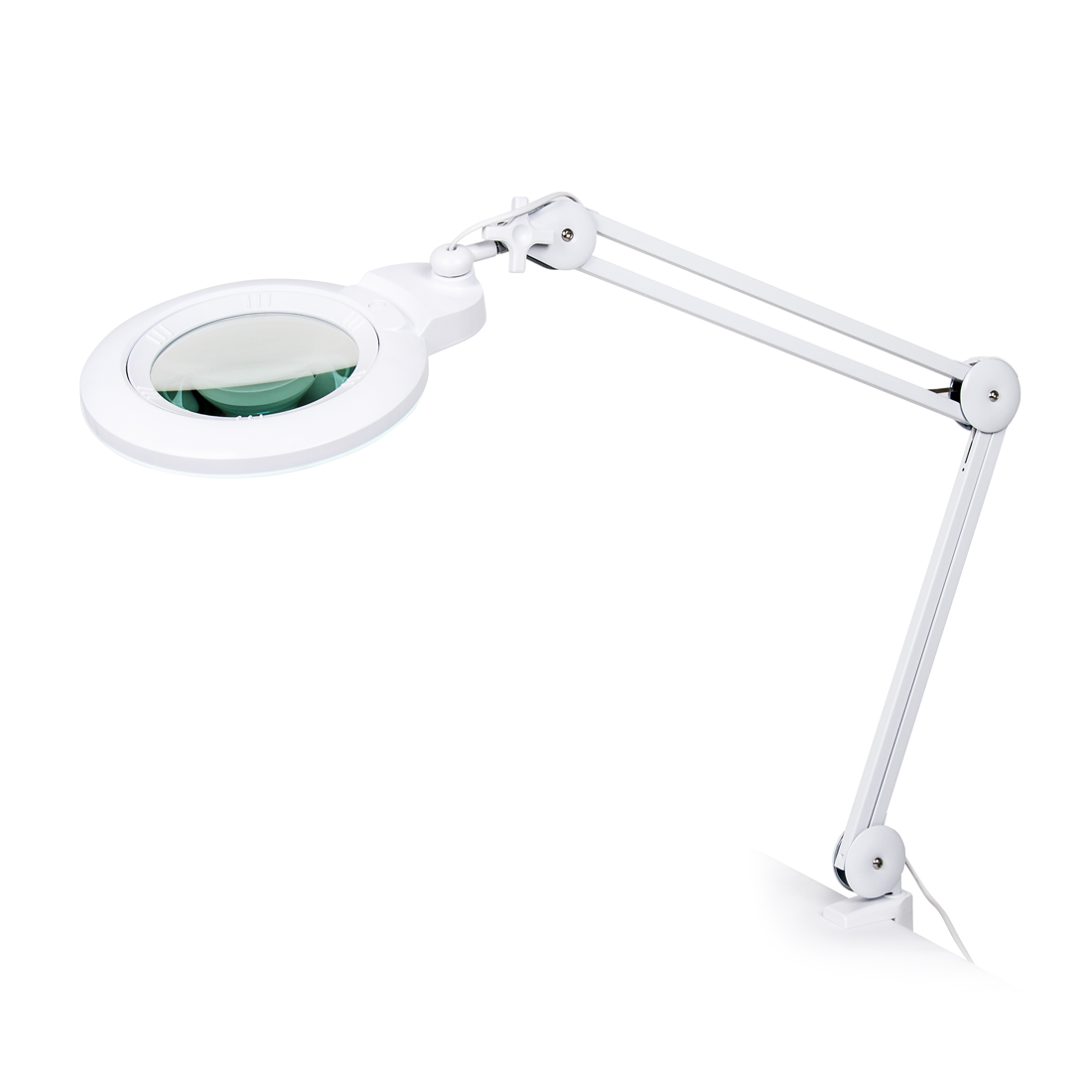 Servisní LED lampa s lupou IB-150, průměr 150mm, 5D