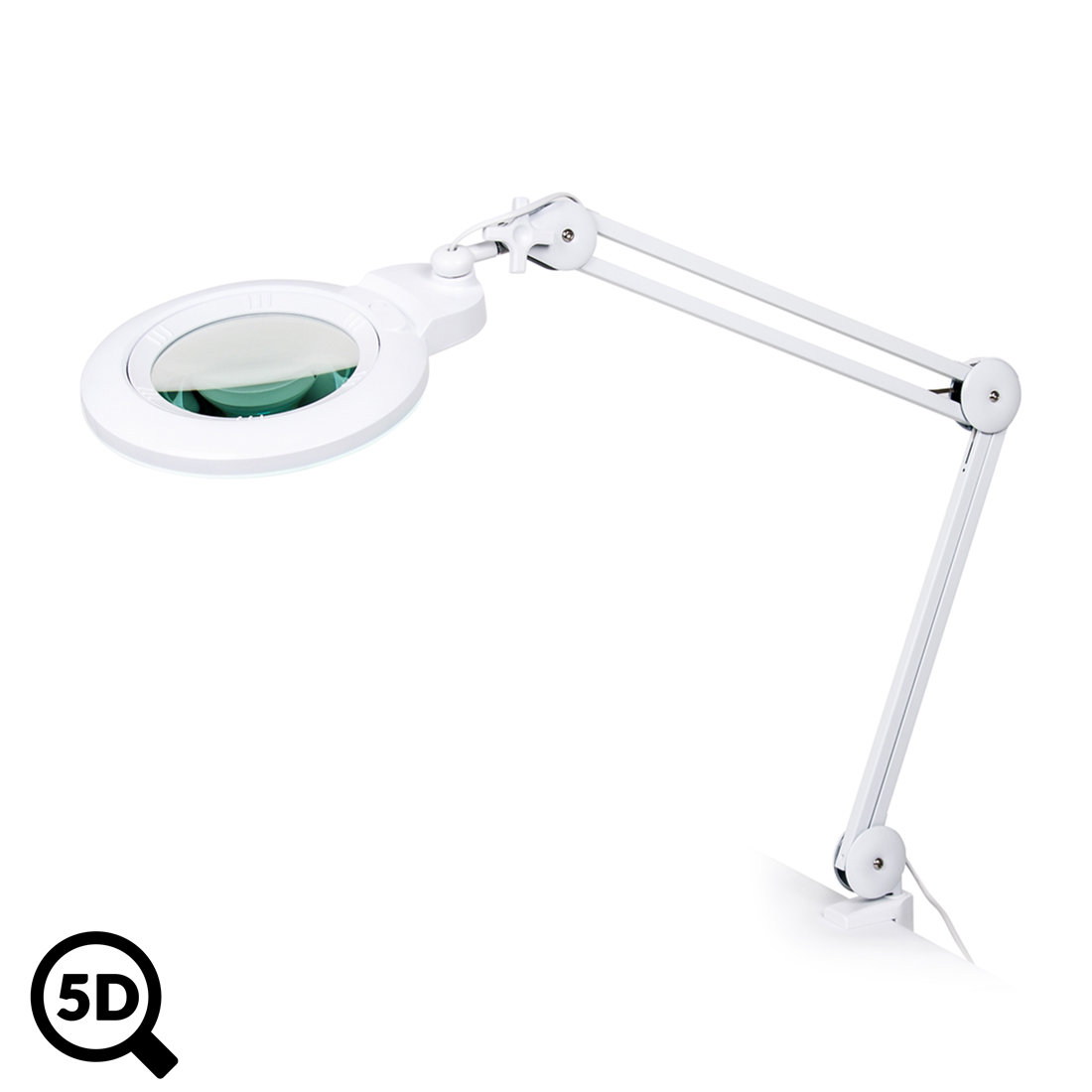 Servisní LED lampa s lupou IB-150, průměr 150mm, 5D