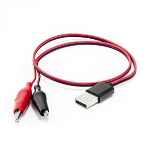 Kabel USB samec na krokosvorky 50cm