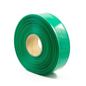 Zelená smršťovací PVC fólie 2:1 šíře 67mm, průměr 41mm