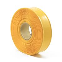Žlutá smršťovací PVC fólie 2:1 šíře 57,5mm, průměr 35mm