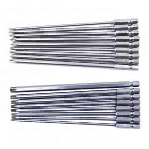 Set 17ks bitů křížových PH a torx bitů - 150mm 1/4" HEX