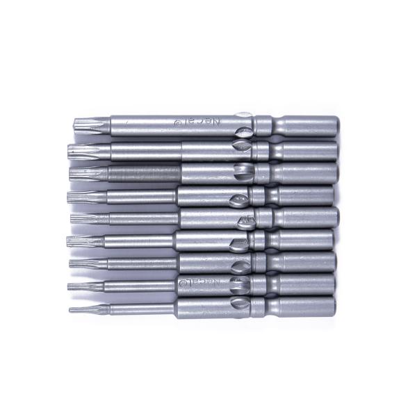 Set 9ks bitů HIOS H5(∅5) Torx bitů T5-T25 - 60mm