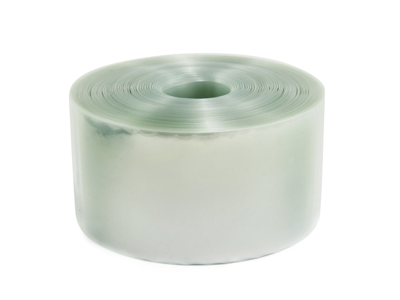 Transparentní smršťovací PVC fólie 2:1, šíře 110mm, průměr 70mm