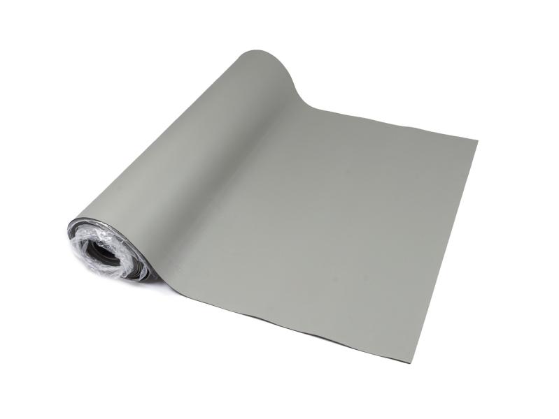 Antistatická tepluvzdorná podložka šíře 60cm šedá, texturovaná s vroubkovanou spodní vrstvou