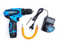 Aku vrtací šroubovák Powertools 12V Li-Ion + 2 baterie