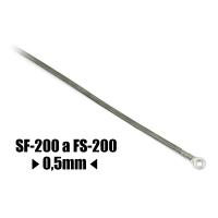 Řezací odporový drát ke svářečce FS-200 a SF-200 šířka 0.5mm délka 243mm