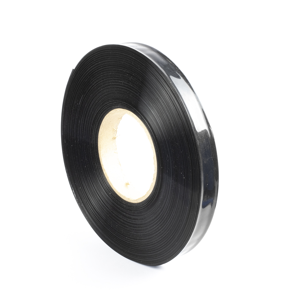 Černá smršťovací PVC fólie 2:1 šíře 17mm, průměr 10,5mm