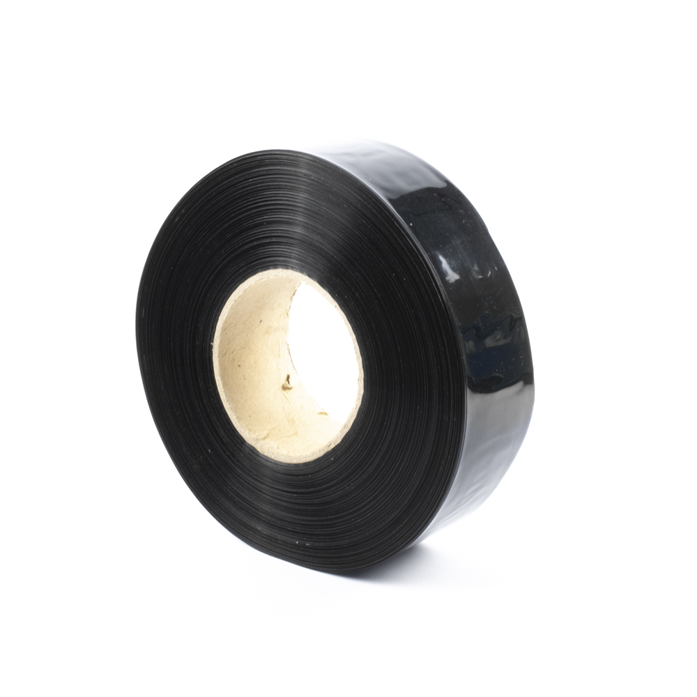 Černá smršťovací PVC fólie 2:1 šíře 30mm, průměr 18mm