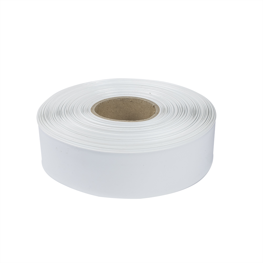 Bílá smršťovací PVC fólie 2:1 šíře 60mm, průměr 36mm