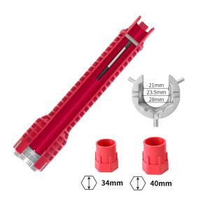 Univerzální nástrčný klíč pro montáž i demontáž vodovodních baterií a dřezů
