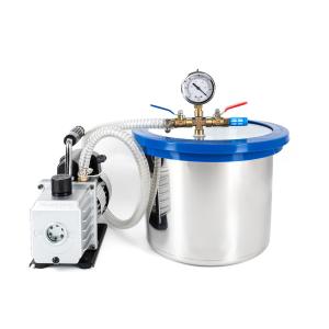 Vakuová komora 8L s olejovou vývěvou 230V/50Hz