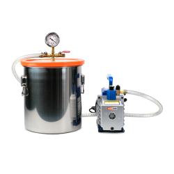 Vakuová komora 18L s olejovou vývěvou 230V/50Hz