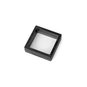 3D Rámeček na mince a šperky černý 7x7x2 cm