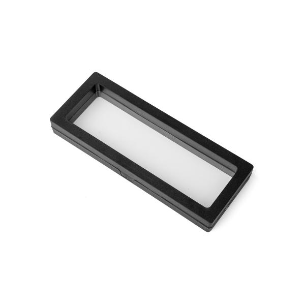 3D Rámeček na mince a šperky černý 7x18x2 cm