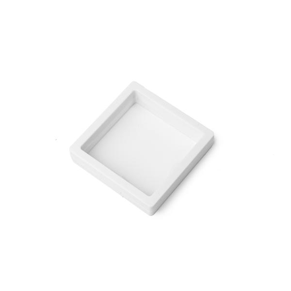 3D plovoucí rámeček bílý 9x9x2 cm