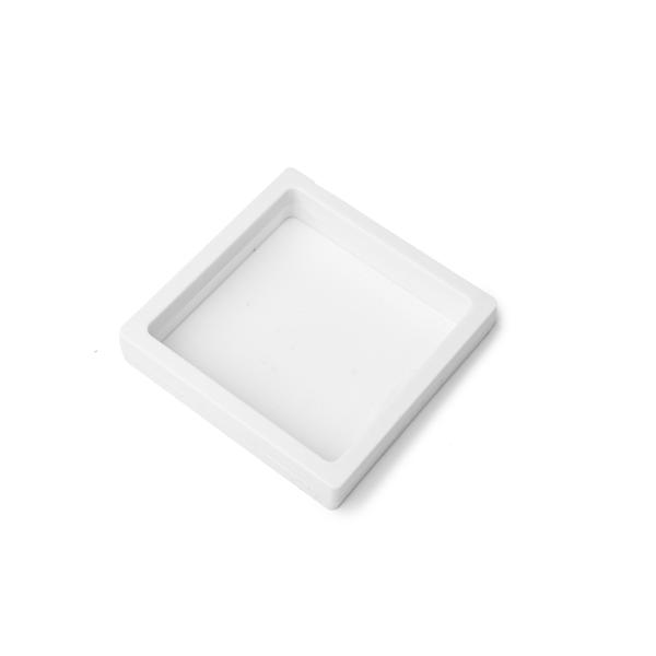 Prezentační membránový 3D rámeček bílý 11x11x2 cm