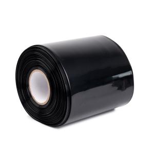 Černá smršťovací PVC fólie 2:1 šíře 210mm, průměr 133mm
