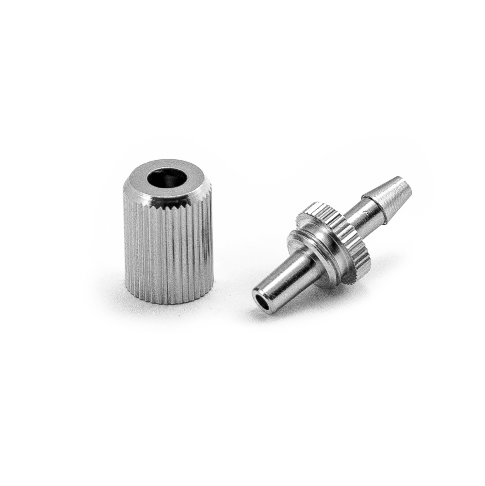 Konektor pro pevné spojení jehly s hadičkou s vnitřím průměrem 4mm Luer Slip