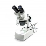 Osvětlení pro mikroskopy husí krk 2x LED ALU