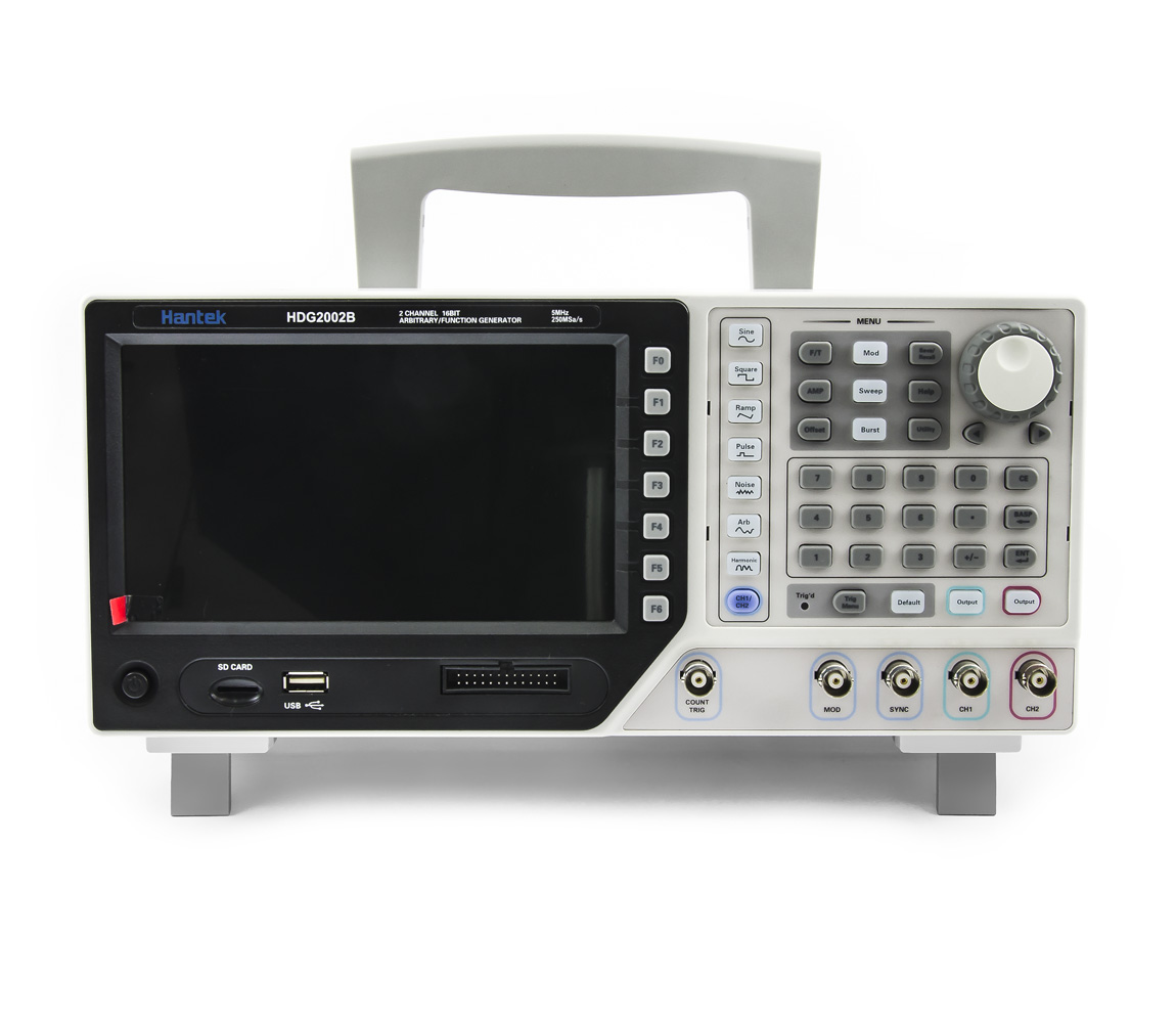 Generátor funkcí Hantek HDG2002B 2CH 16bit, 250MSa/s, 5MHz