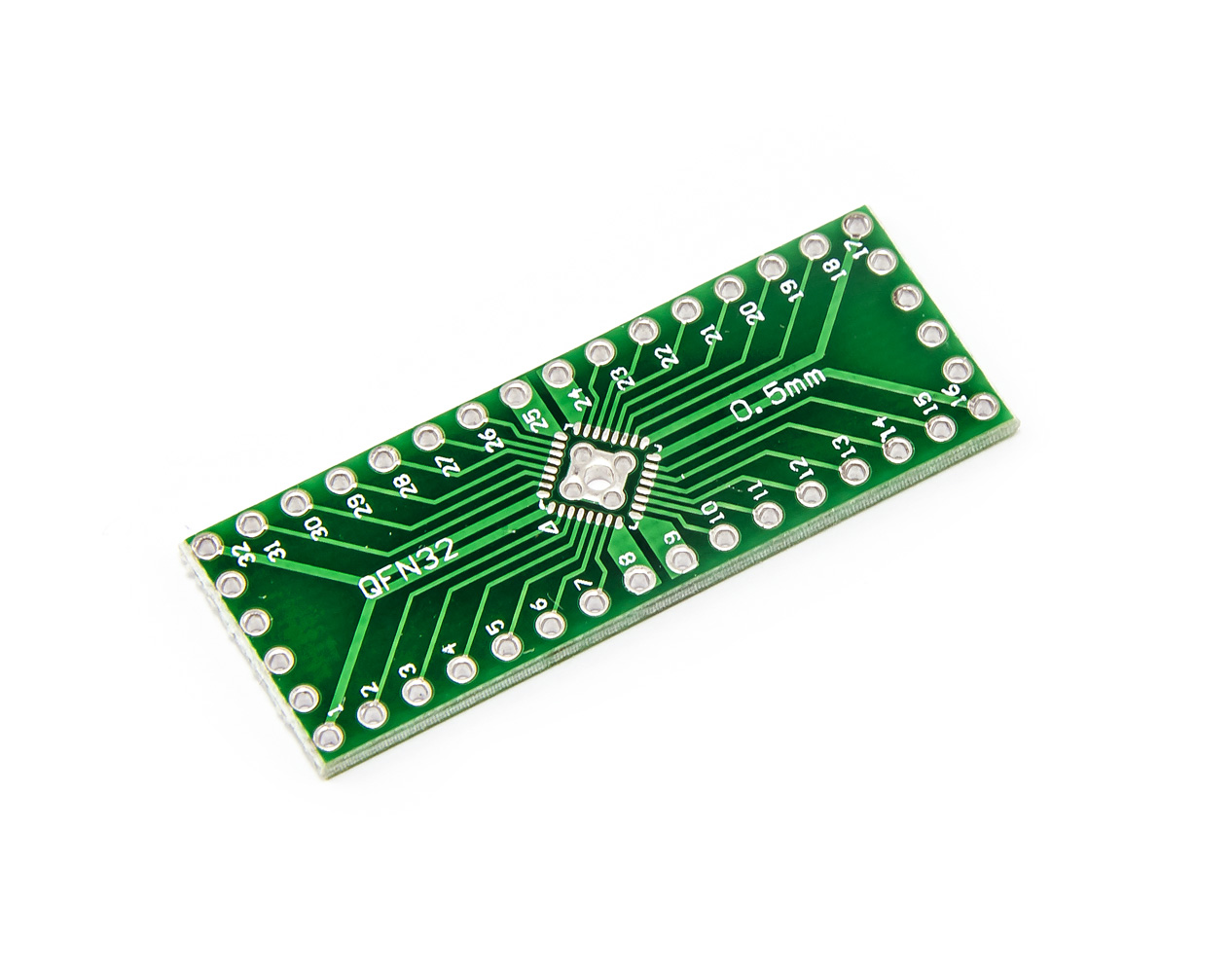 SMD redukce z QFN32 QFN40 na DIP32 a DIP40 2.54mm