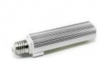 LED žárovka E27, 64xLED, hliníkový chladič, 6000K, 1200lm, 12W